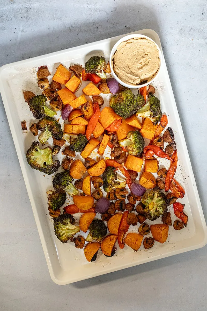 Traybake de patate douce