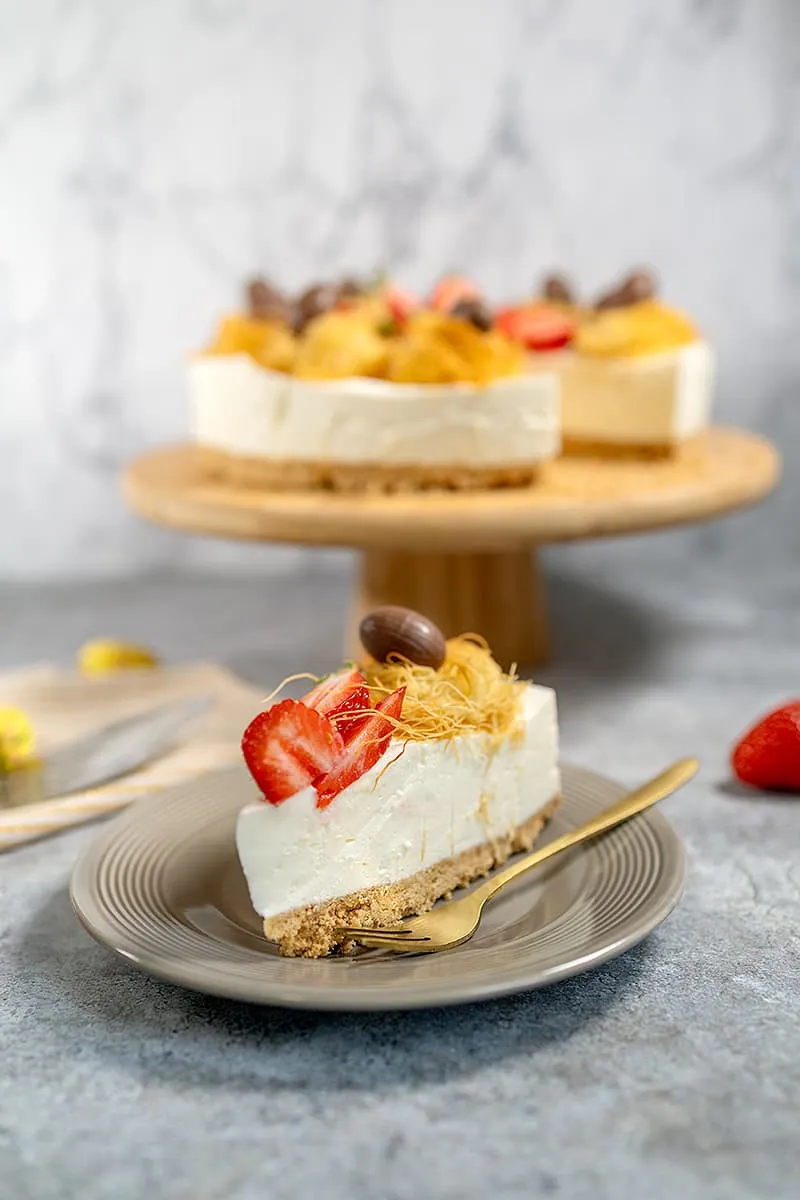 Cheesecake citron meringué - un gâteau au citron frais